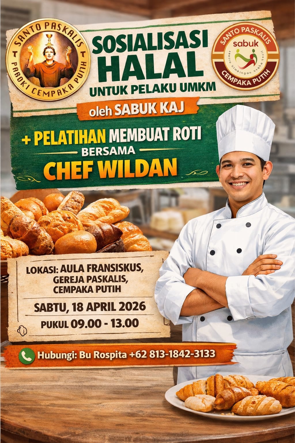 Pelatihan Membuat Roti