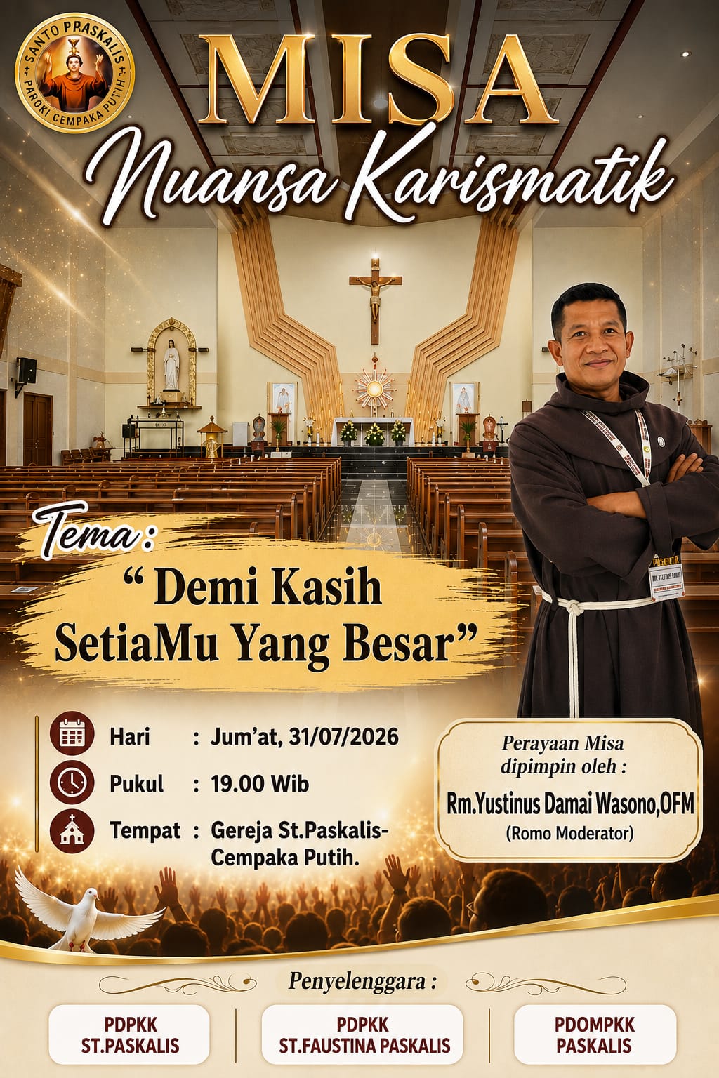 Misa Karismatik 31 Juli..
