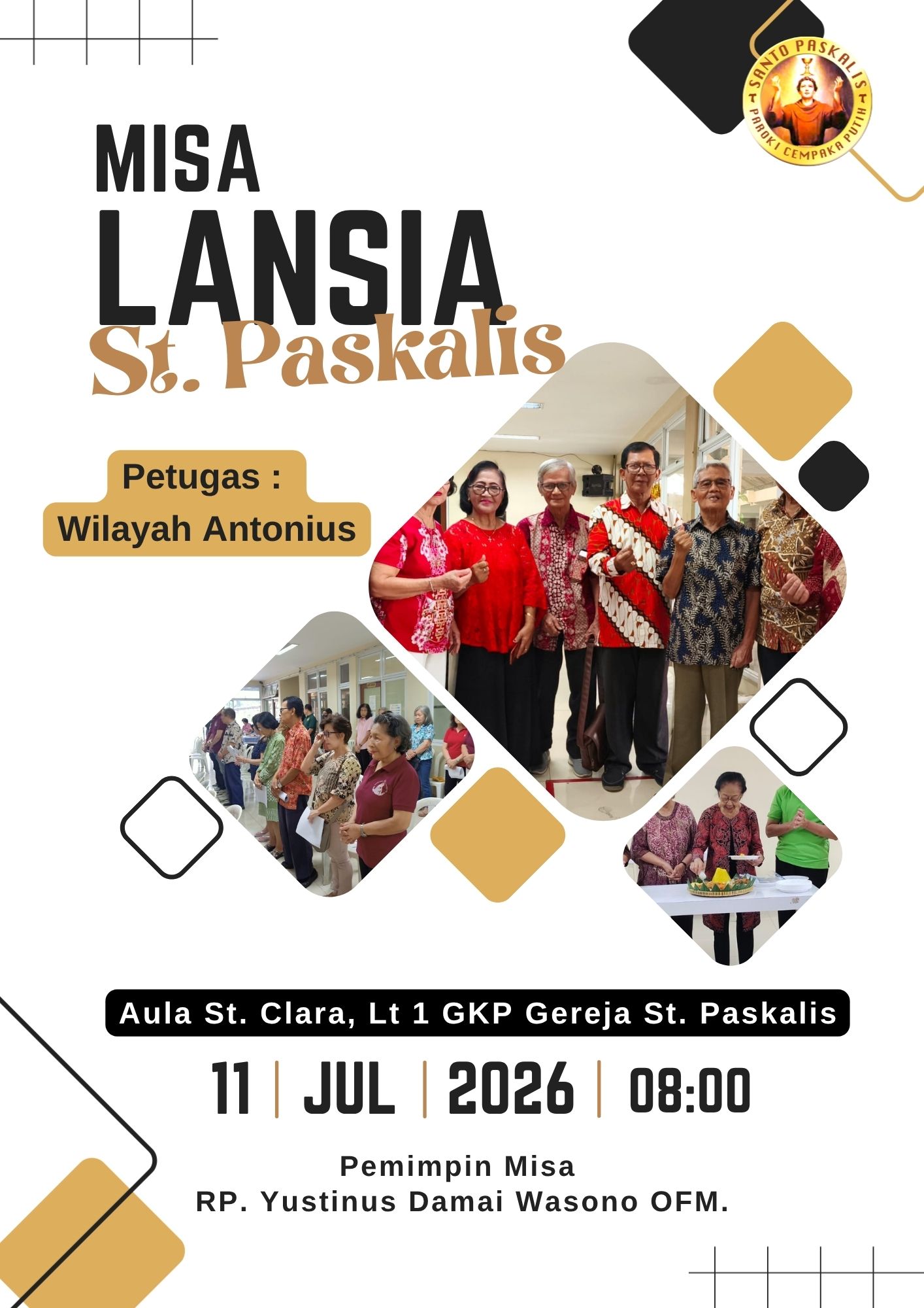 Misa Lansia 11 Juli 2026